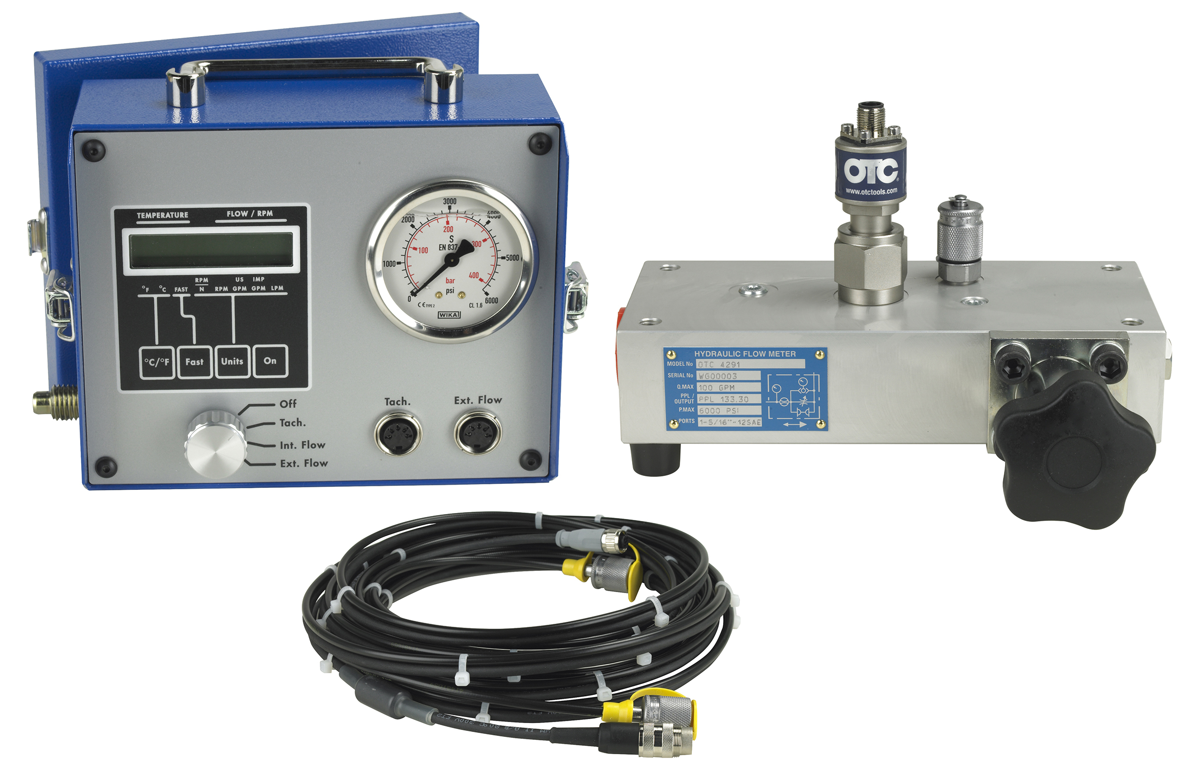hydraulic flow meter tester