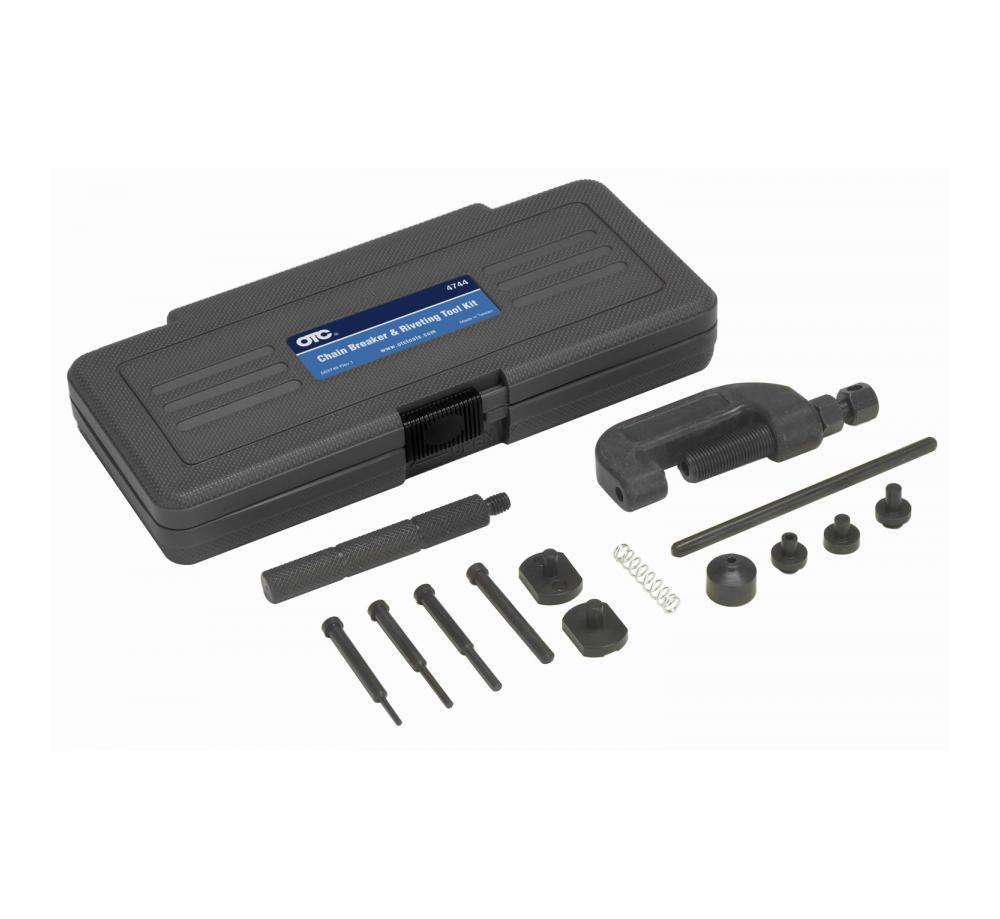 13 Pcs Chain Breaker And Riveting Tool Kit 13-Piece Chain Breaker And Riveting Tool Kit - Motorcycle &amp; Bike Chain Maintenance Tools Chain Breaker Riveting Tool Kit