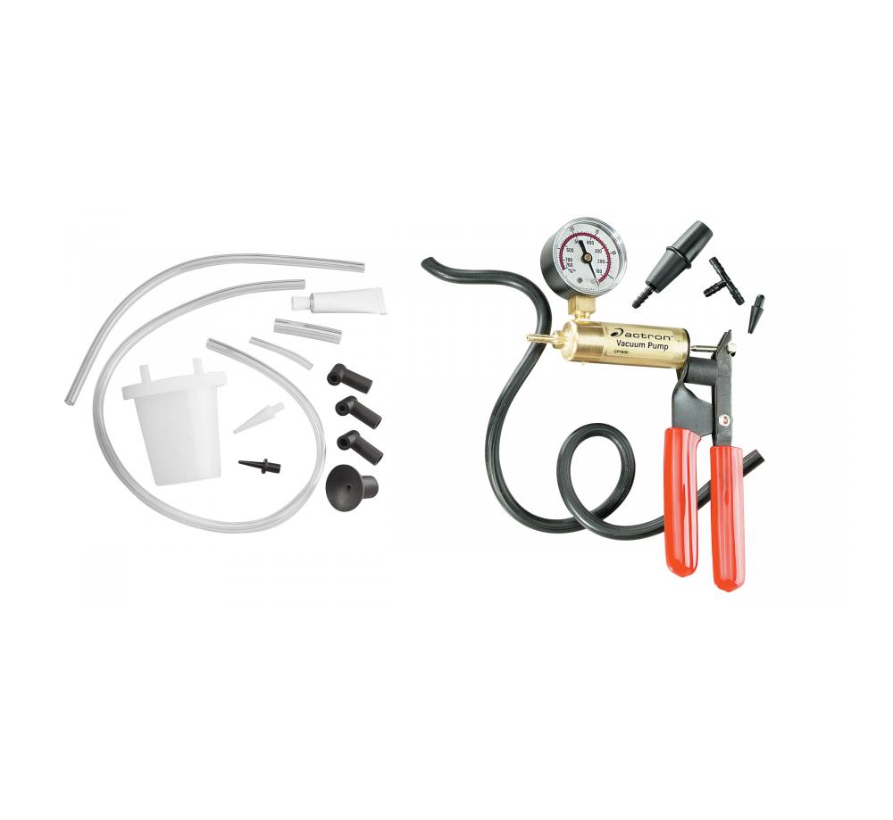 brake bleeder and vacuum pump kit